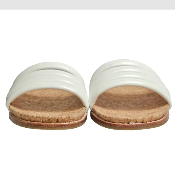 Steve Madden Women's Simple Minimal Neutral White Drips Sandals - Size 9.5 - Picture 3 of 10